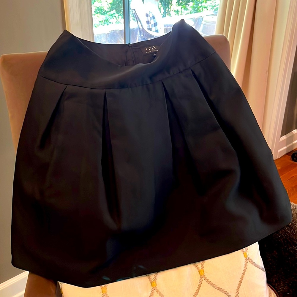 DAVID MEISTER DROP WAIST COCKTAIL SKIRT SZ 8. Beautiful! See fotos for easy fix